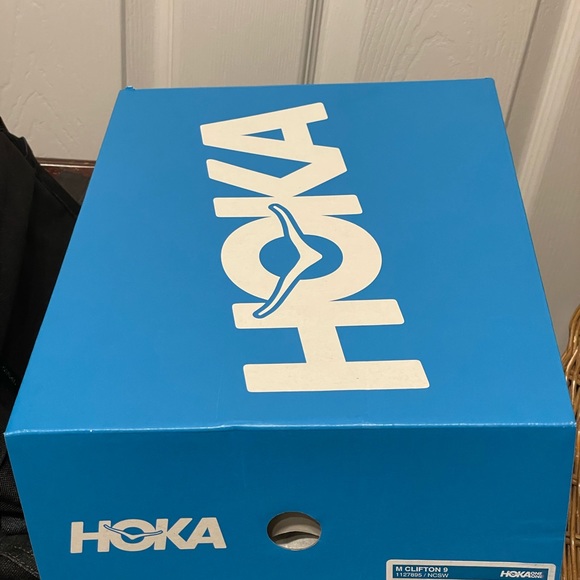 HOKA Clifton 9 - Nimbus Cloud/Steel Wool - Picture 2 of 4